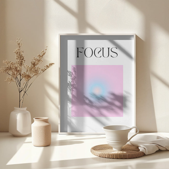 Motivational Aura Poster Framed Art Modern Wall Decor