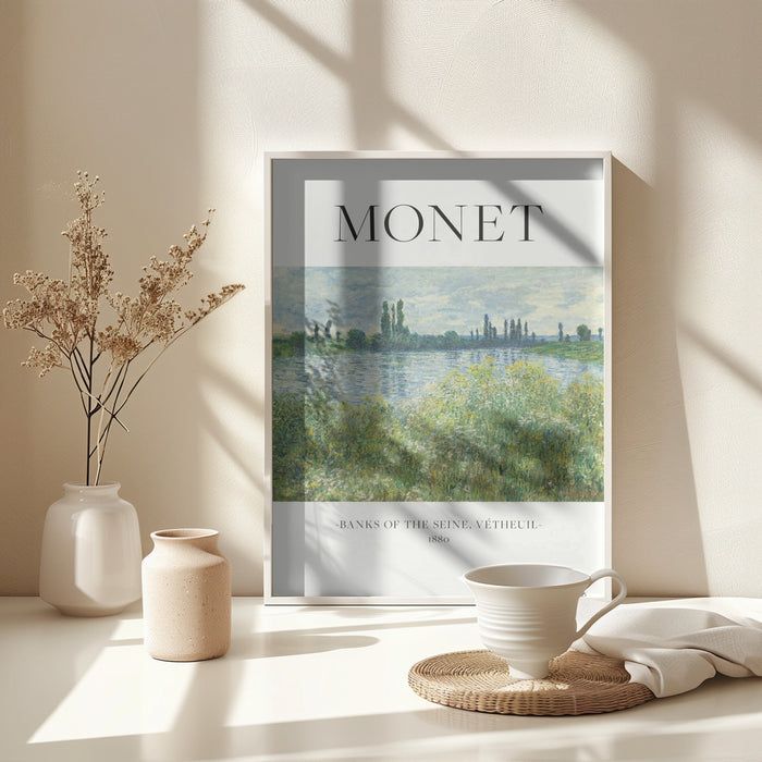 Banks Of The Seine Framed Art Modern Wall Decor