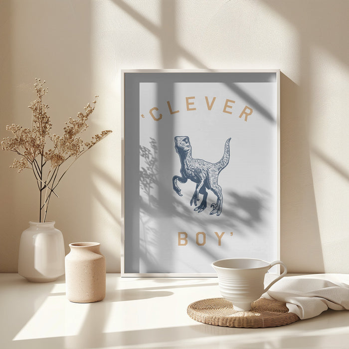 Clever Boy Framed Art Wall Decor