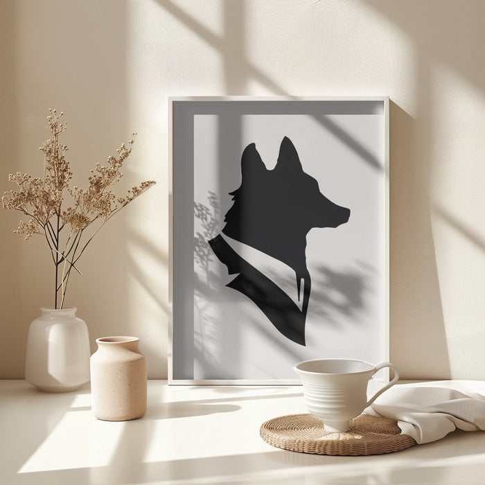 Monsieur Renard Framed Art Wall Decor