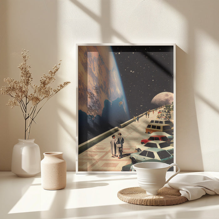 Space Promenade Framed Art Modern Wall Decor