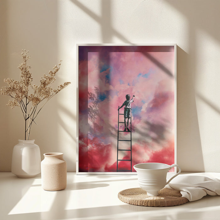 Cloud Painter Framed Art Modern Wall Decor