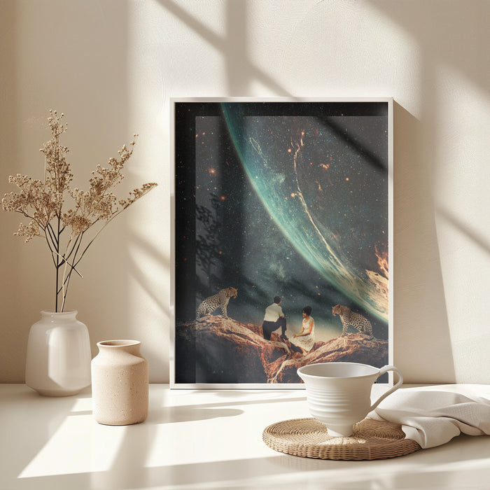 Guardians of Our Future Framed Art Modern Wall Decor