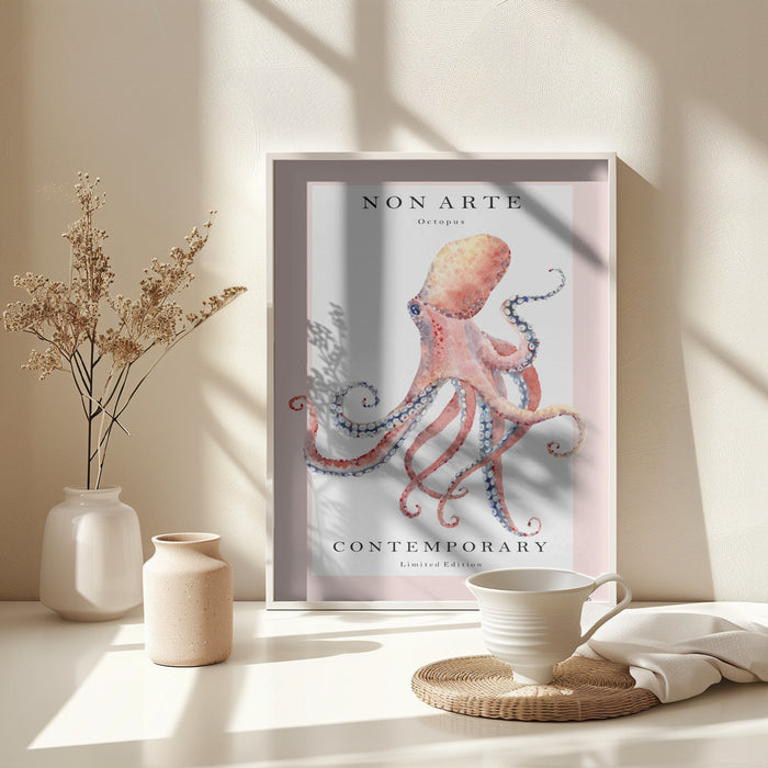 Non Arte Octopus Framed Art Wall Decor