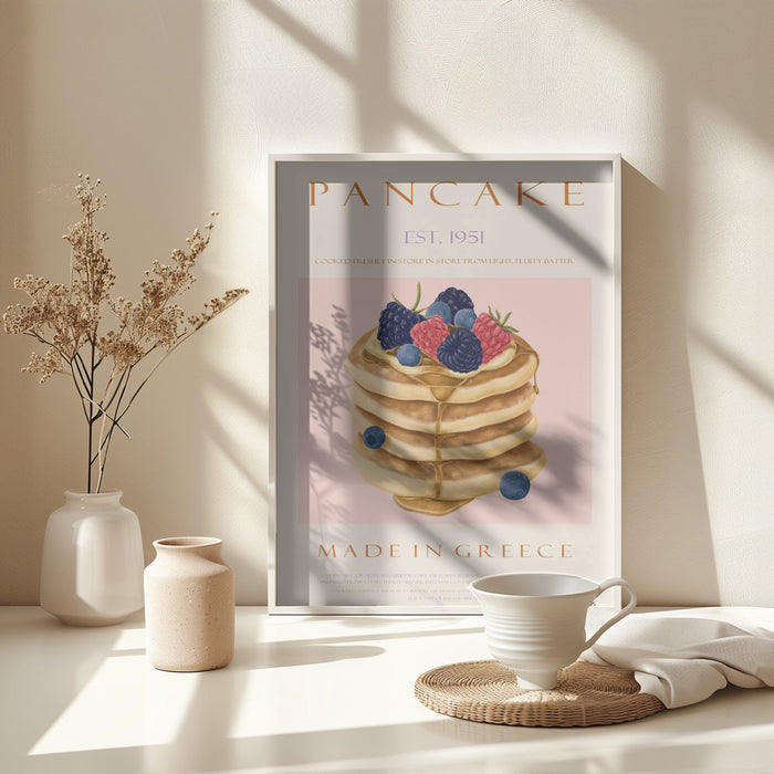 Pancakes Est. 1951 Framed Art Wall Decor