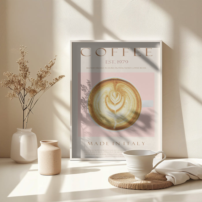 Coffee Est. 1979 Framed Art Wall Decor