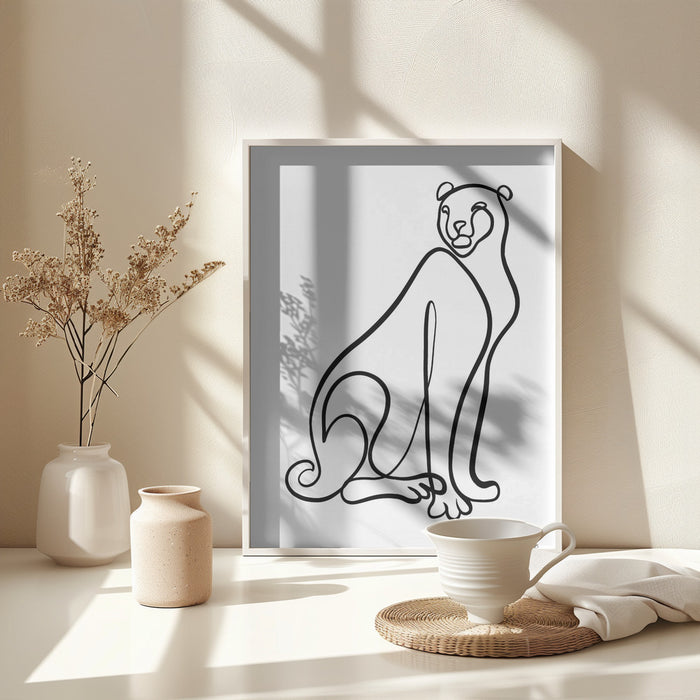 The Cheetah Framed Art Wall Decor