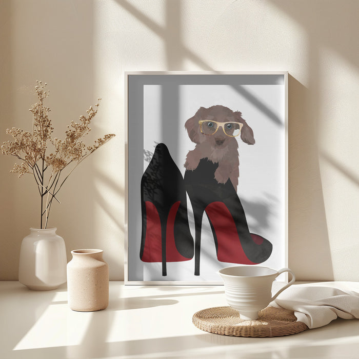 Daschand Shoe Framed Art Modern Wall Decor