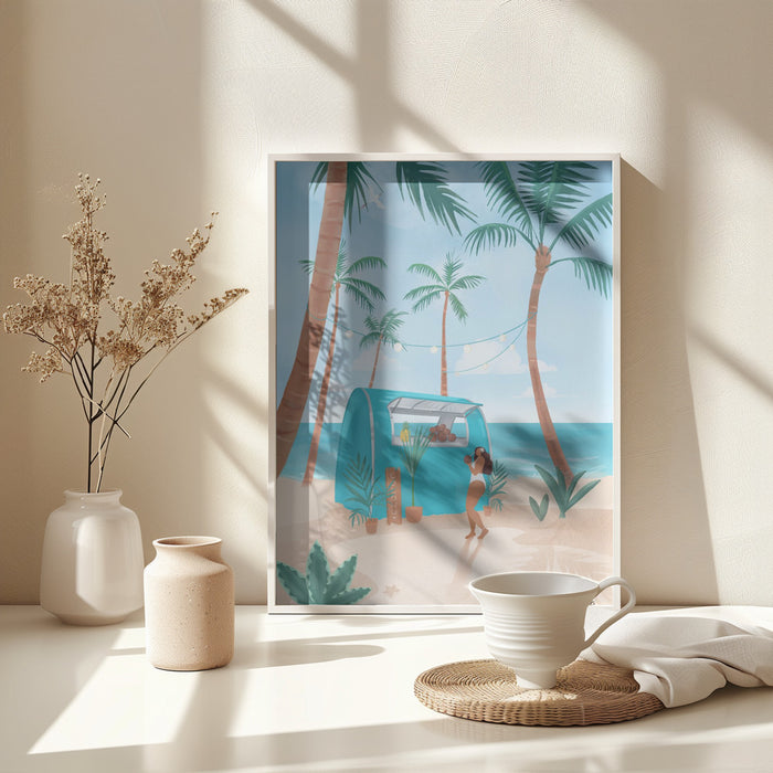 Summer Framed Art Wall Decor