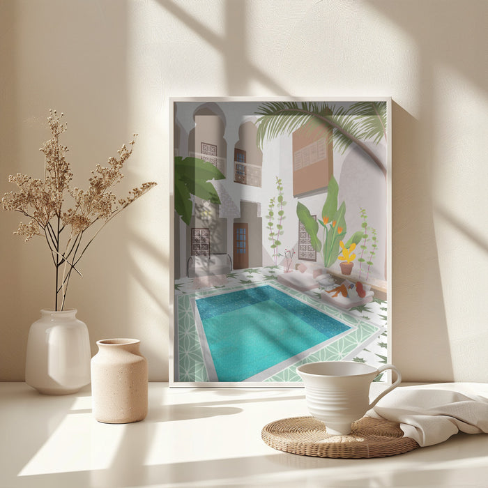 Riad Framed Art Modern Wall Decor