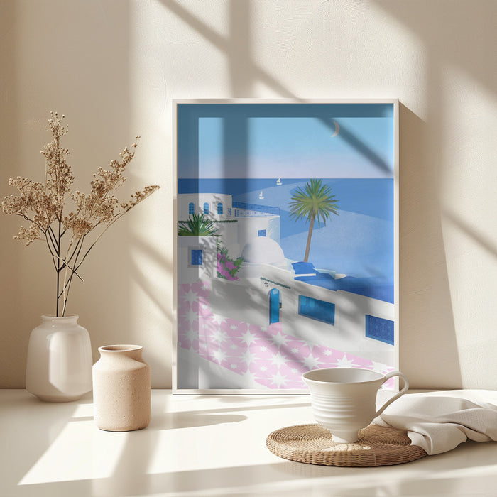 Tunis Framed Art Modern Wall Decor