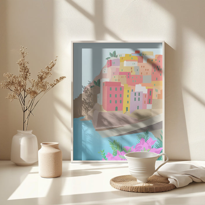 Italy Framed Art Modern Wall Decor