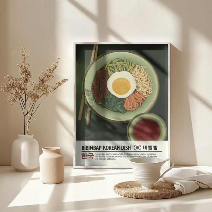 Bibimbap Framed Art Wall Decor