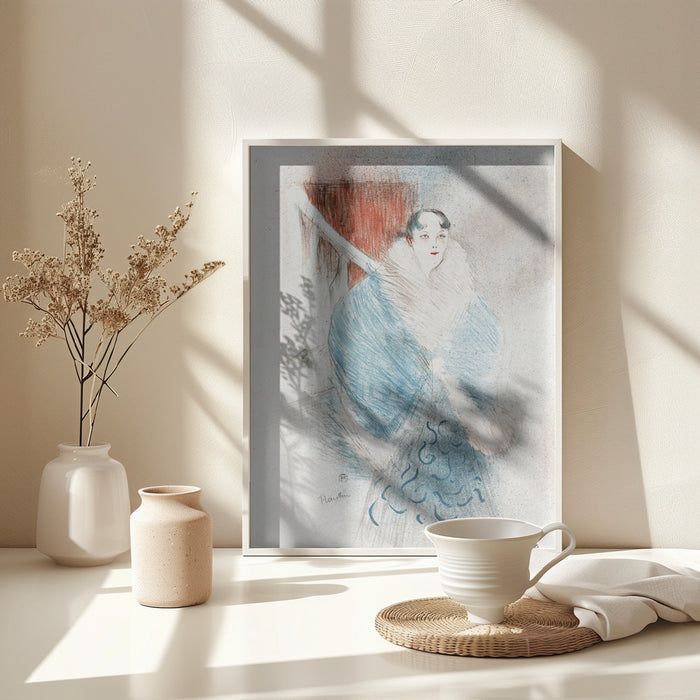 Elsa, Dite La Viennoise (1897) Framed Art Wall Decor