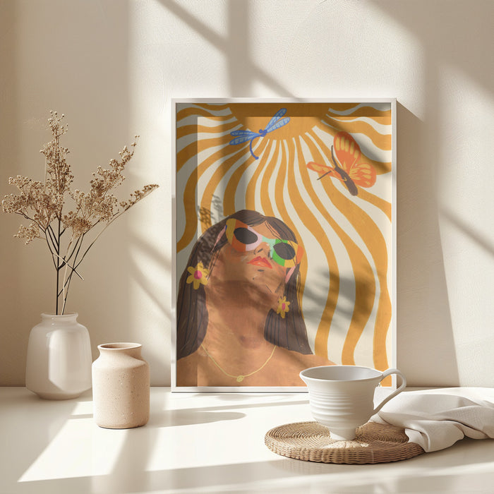 Sunny Framed Art Wall Decor