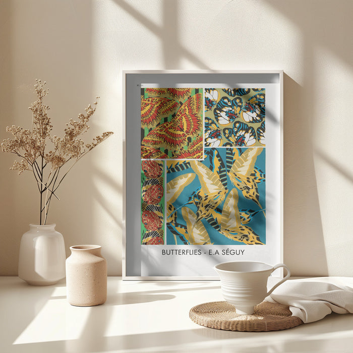 Butterflies 19 Framed Art Modern Wall Decor