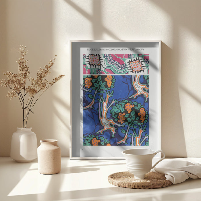 Pattern 02 Framed Art Wall Decor