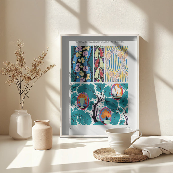 Pattern 04 Framed Art Modern Wall Decor