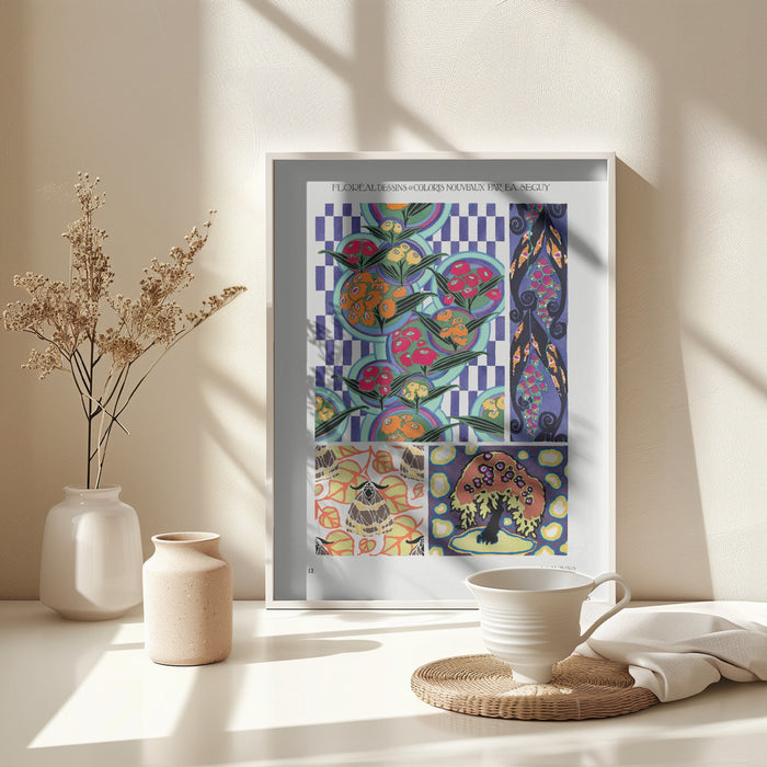 Pattern 13 Framed Art Wall Decor