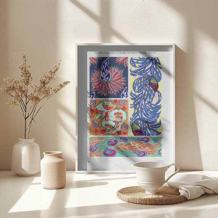 Pattern 18 Framed Art Wall Decor