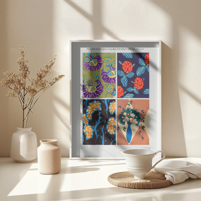 Patterns 7 Framed Art Wall Decor