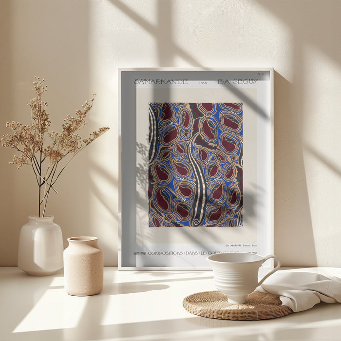 Samarkande 3 Framed Art Wall Decor