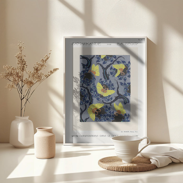 Samarkande 5 Framed Art Wall Decor