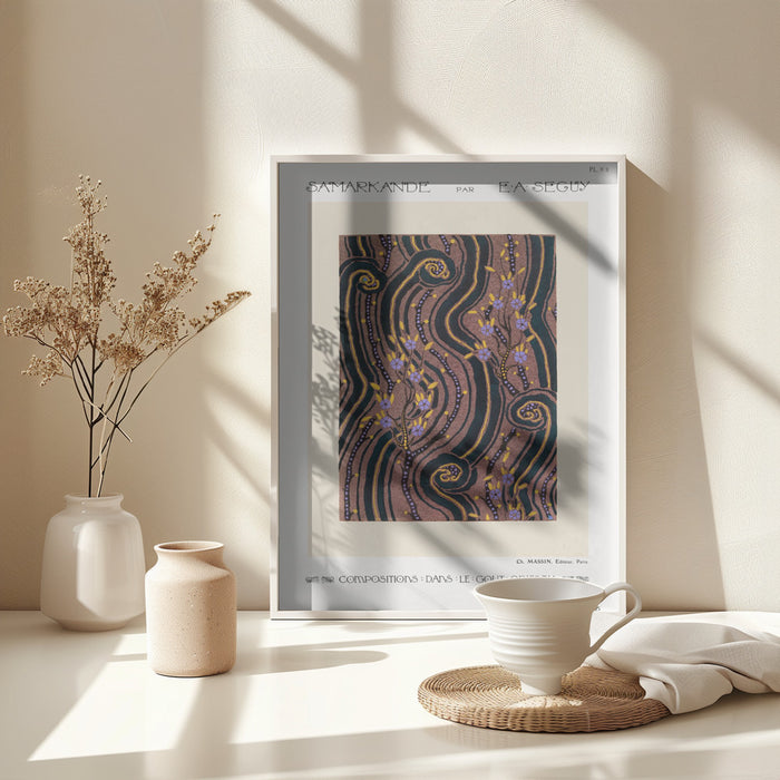 Samarkande 8 Framed Art Wall Decor