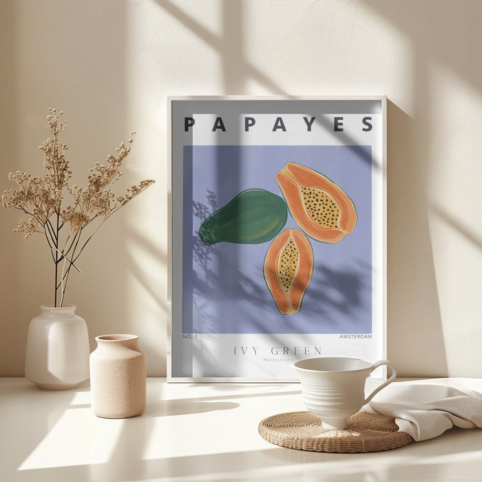 Papayes Framed Art Modern Wall Decor