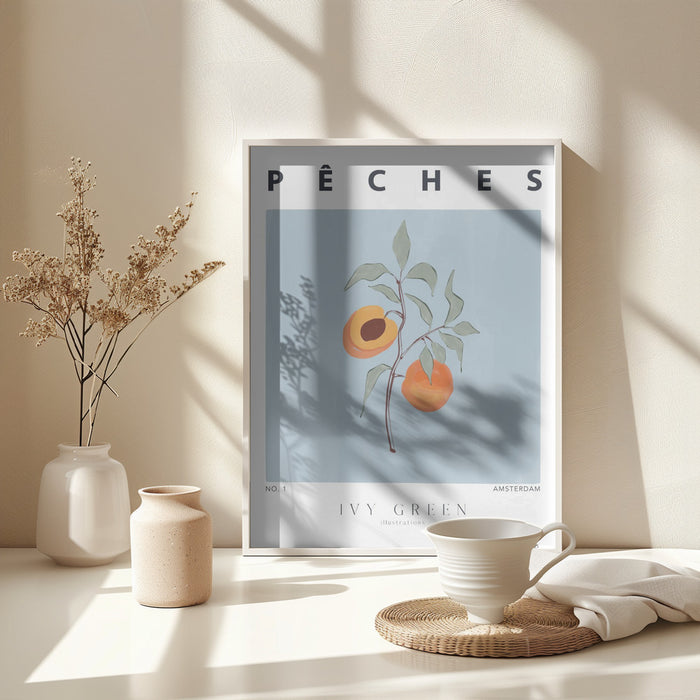 Peaches Framed Art Modern Wall Decor