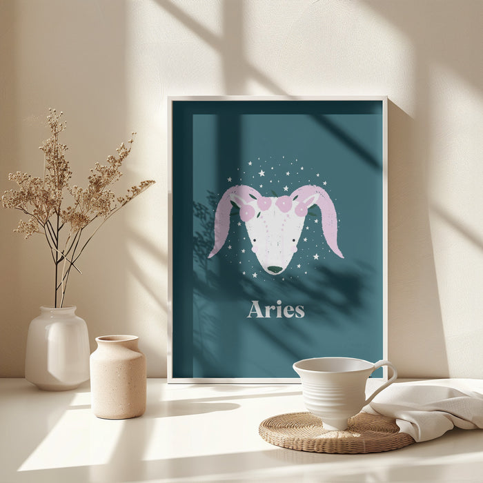 Aries Framed Art Wall Decor