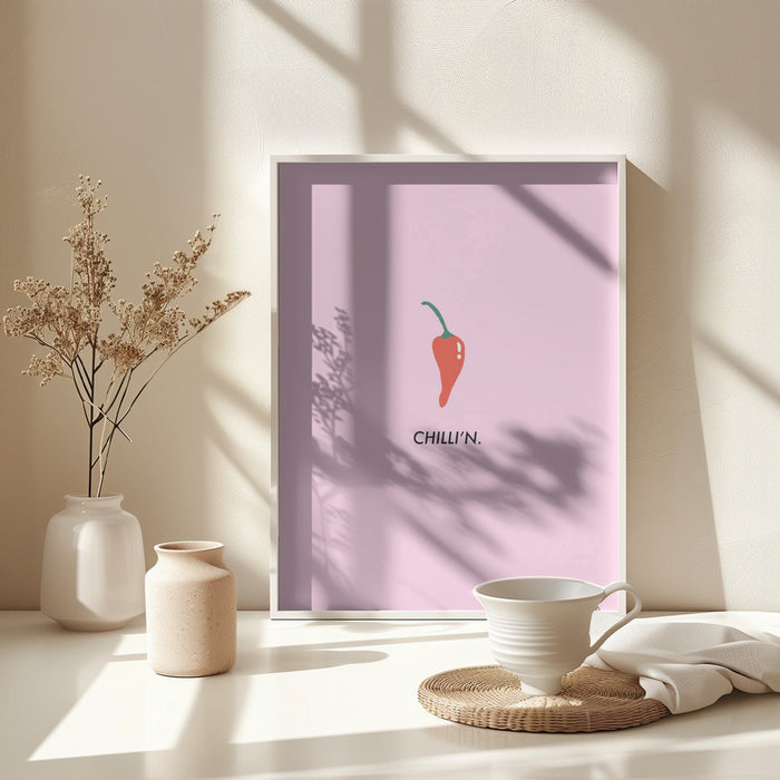 Chilli'n Framed Art Modern Wall Decor