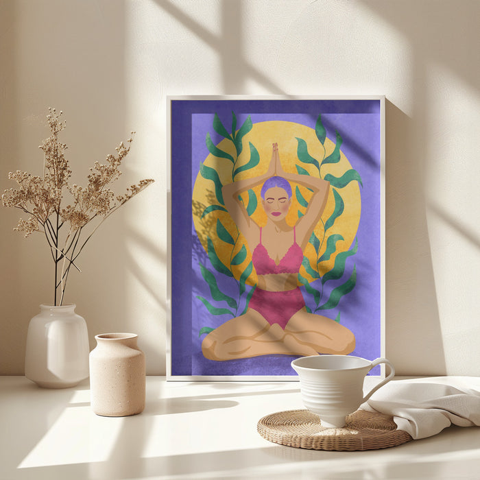 Meditation Framed Art Wall Decor