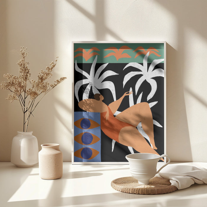 Lazing Framed Art Modern Wall Decor