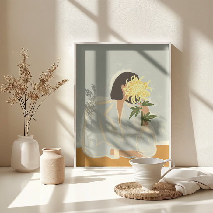 Thecrysanthemum Framed Art Wall Decor