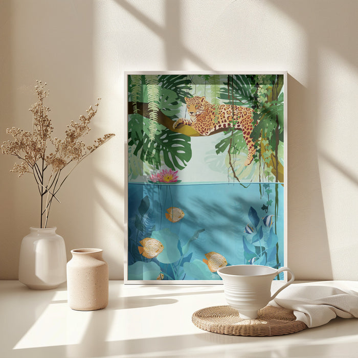 Welcome To the Jungle Framed Art Wall Decor