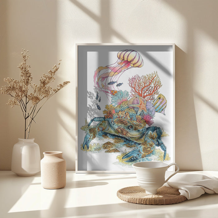 Moving With the Tide Framed Art Wall Decor