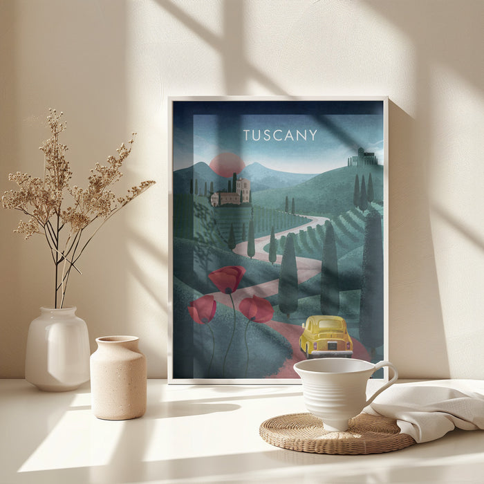 Tuscanytext Framed Art Modern Wall Decor