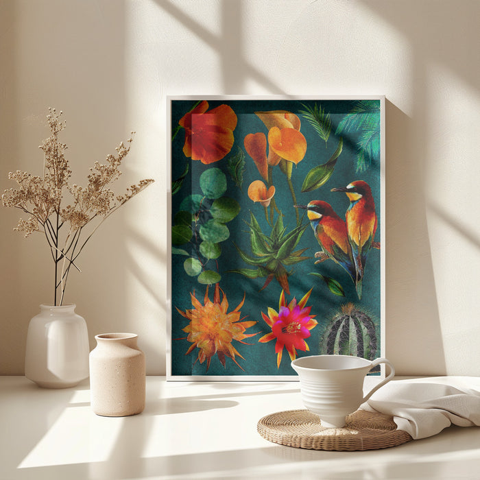 Cactus Collage.png Framed Art Wall Decor