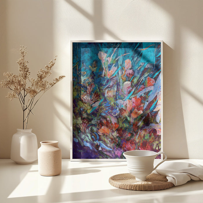 Efflorescence Framed Art Wall Decor