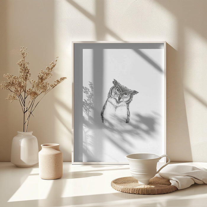 Owlet Framed Art Wall Decor