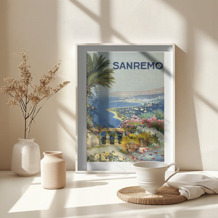 Sanremo : Alicandri Roma Framed Art Modern Wall Decor