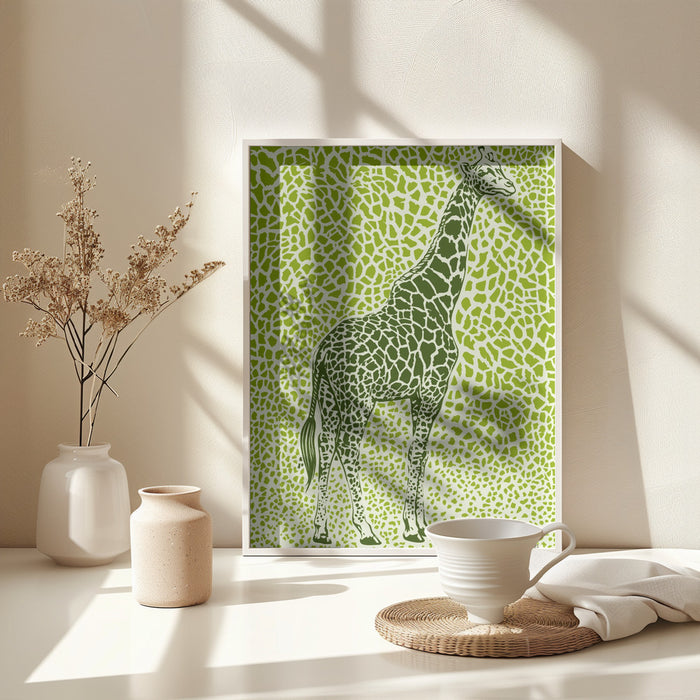 The Majestic Giraffe Framed Art Wall Decor