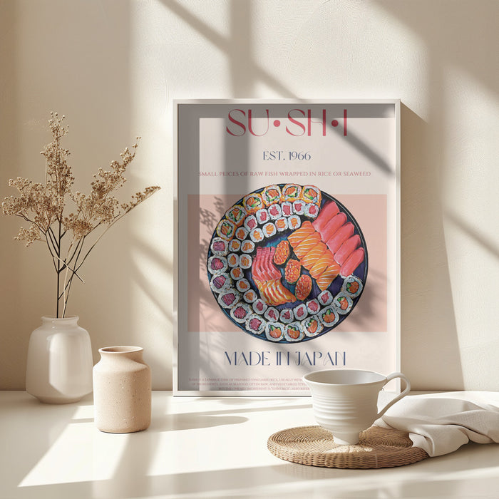 Sushi Framed Art Wall Decor