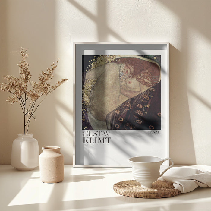 Danae (1907 1908) Poster Framed Art Wall Decor