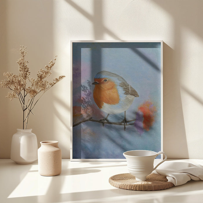 Robin Framed Art Wall Decor