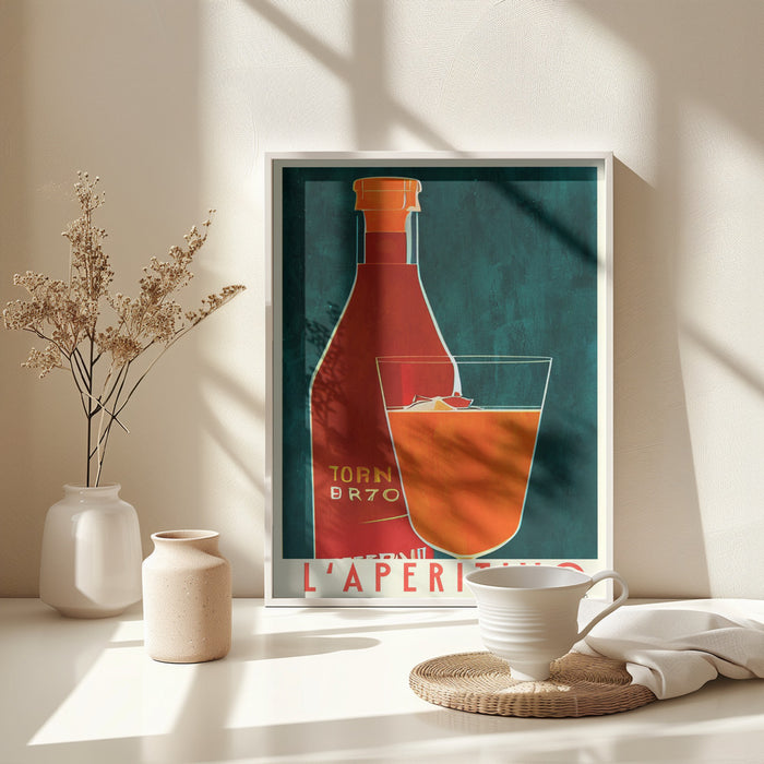 L&#039;aperitivo Framed Art Wall Decor