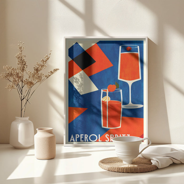 Aperol Spritz Framed Art Wall Decor