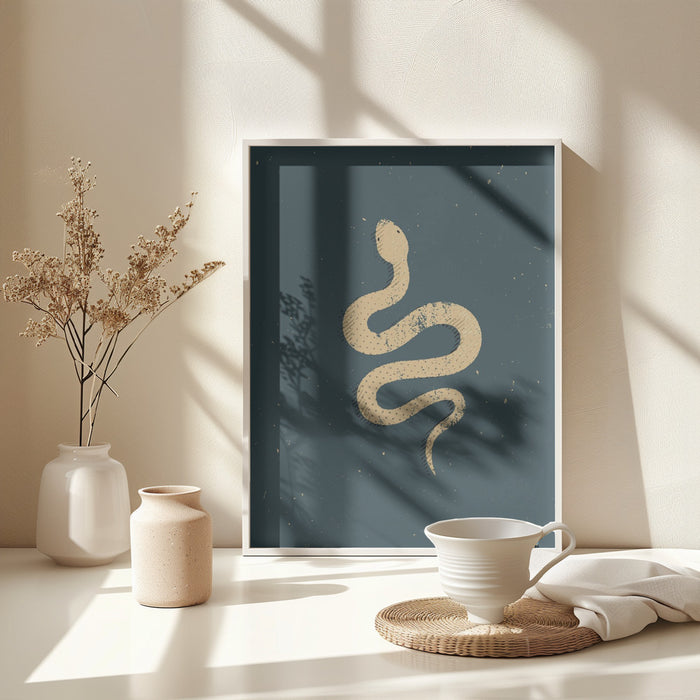 Snake Framed Art Wall Decor