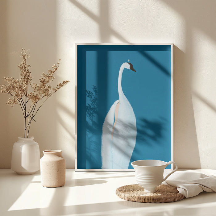 Swan Maybe Framed Art Wall Decor